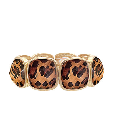 Mary Bracelet "Leopard/Gold"