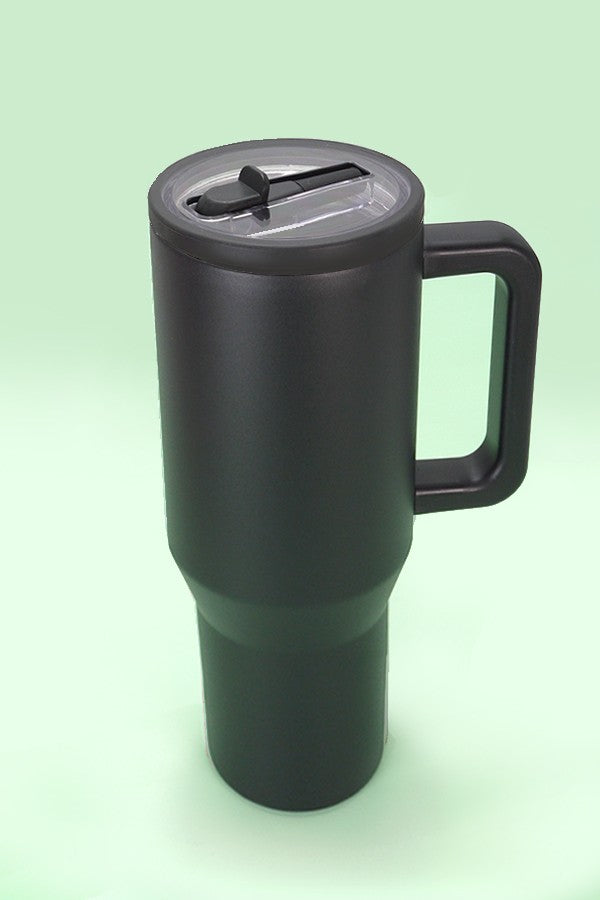 40oz Stainless Steel Tumbler "Black"