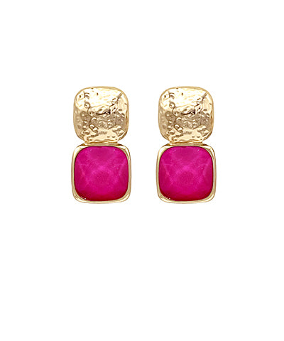 Mary Earrings "Fuchsia"