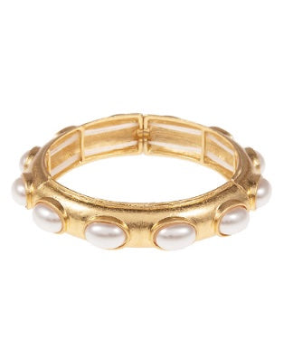 Pearly Heart Bracelet