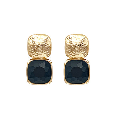Mary Earrings "Black/Gold"