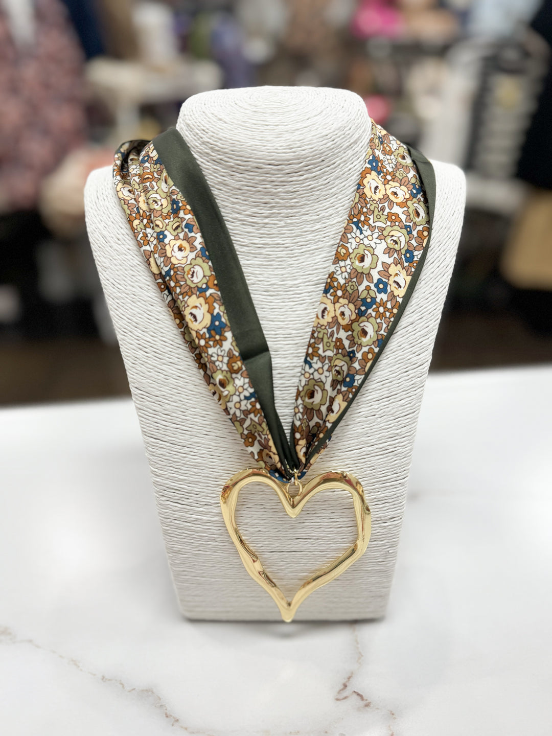 Hart Designs Jewelry - Falling Florals Scarf Necklace