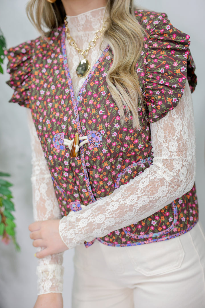 Lovin' Lace Top "Champagne"