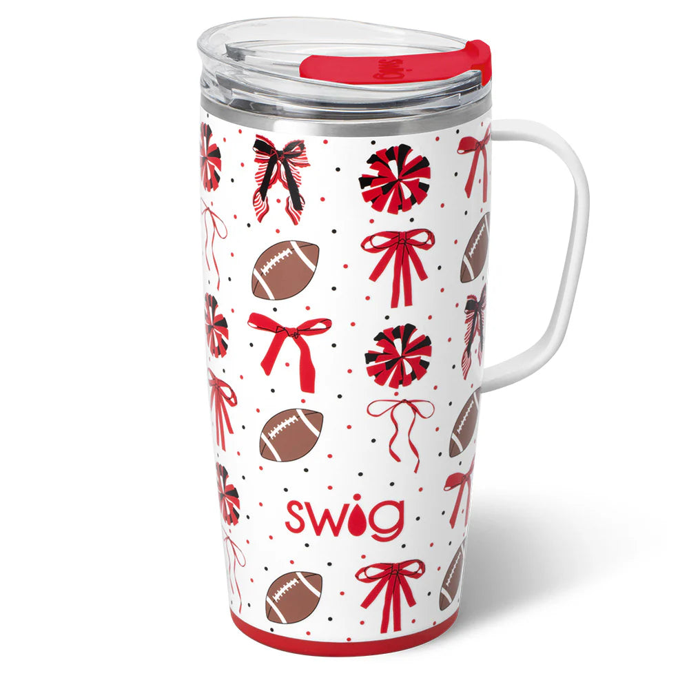 Swig - We've Got Spirit Travel Mug 22oz "Black/Red"