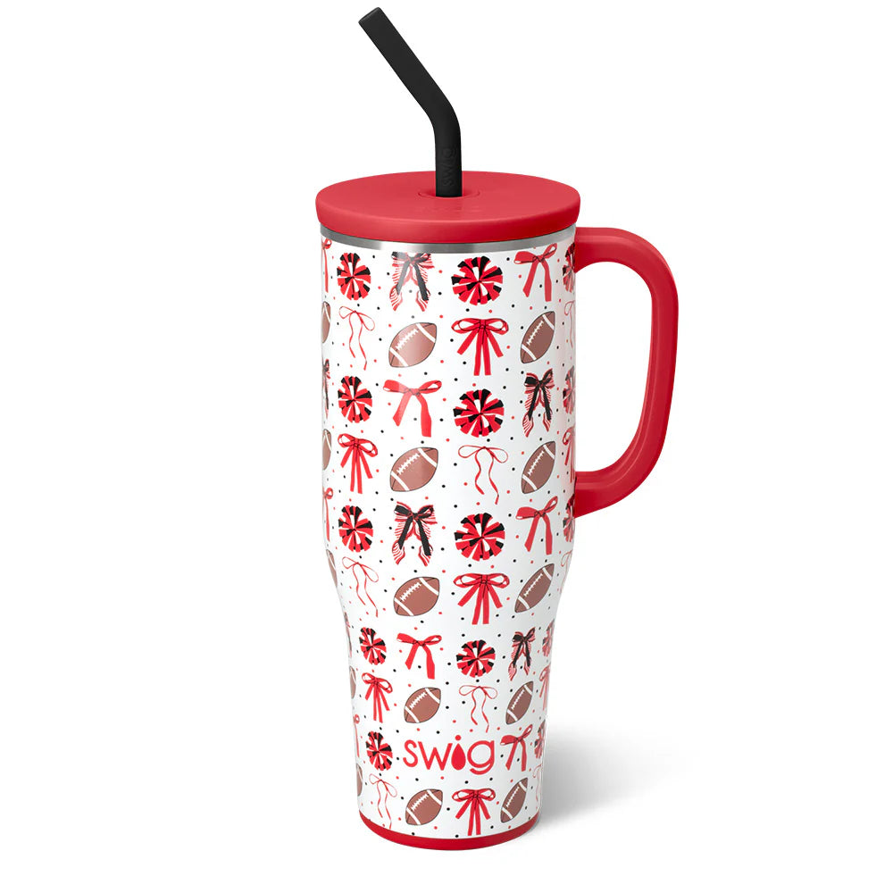 Swig - We've Got Spirit Mega Mug 40oz "Black/Red"