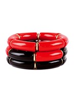 Red/Black Gameday Bracelet Set