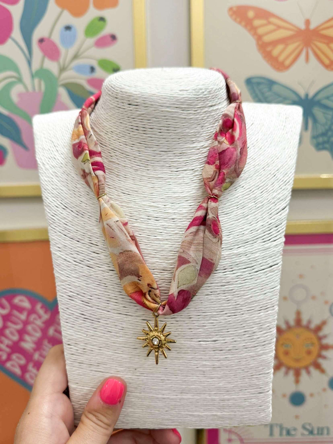 Hart Designs Jewelry - Sunny Days Scarf Necklace