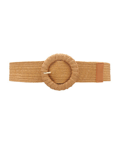 Straw Belt "Cognac"