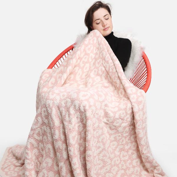 Leopard Blanket "Pink"