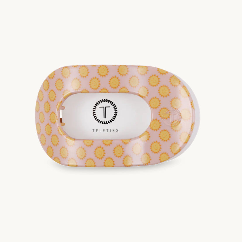 Teleties - Sunny Days Ahead Flat Round Hair Clip “Medium”