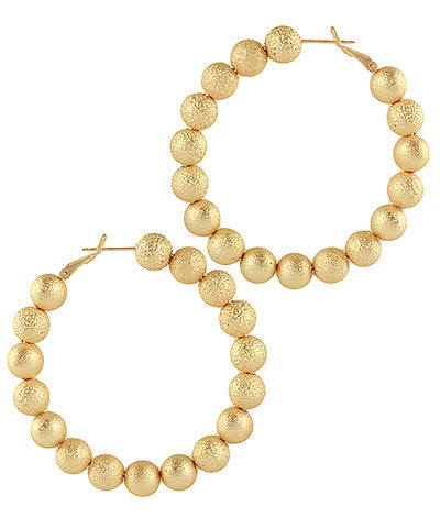 Texture Ball Hoops "Gold"