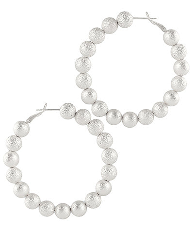 Texture Ball Hoops "Silver"