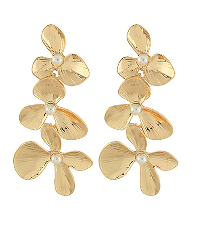 Maid Gold and Pearl Earrings