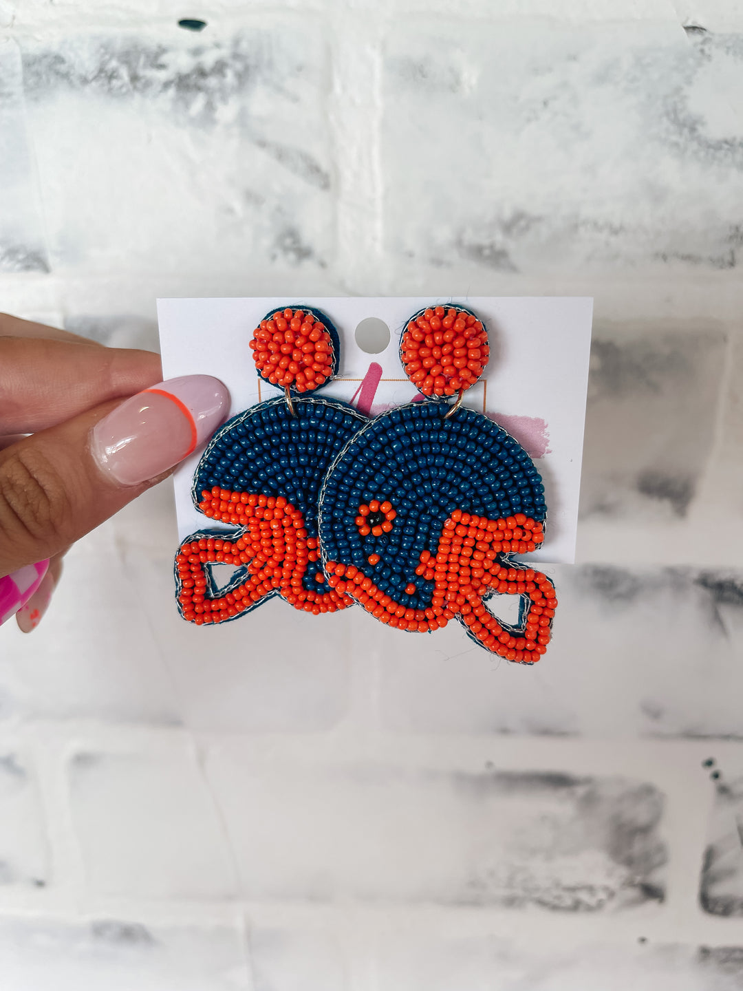 Auburn Helmet Earrings