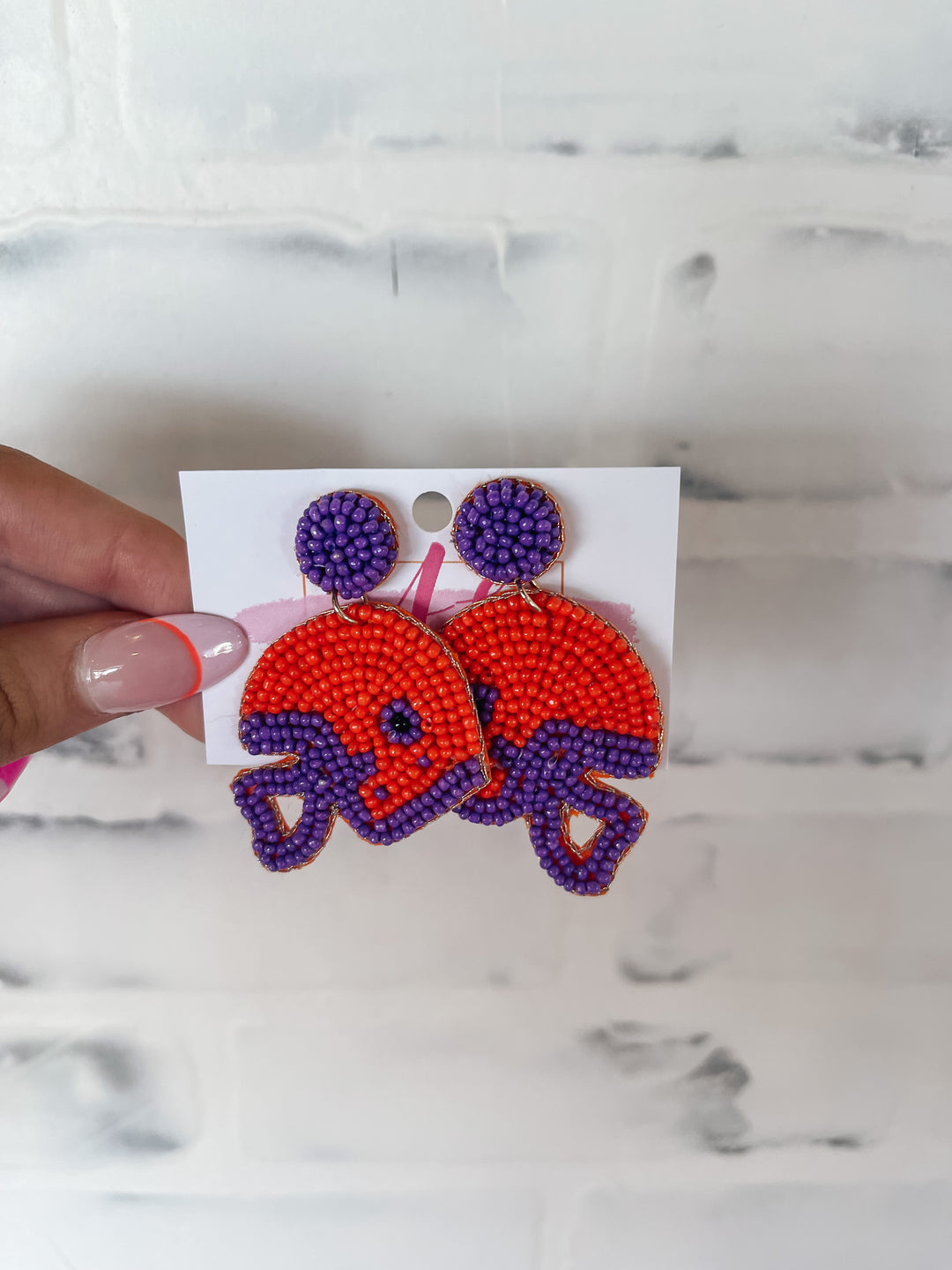 Clemson Tiger Earrings