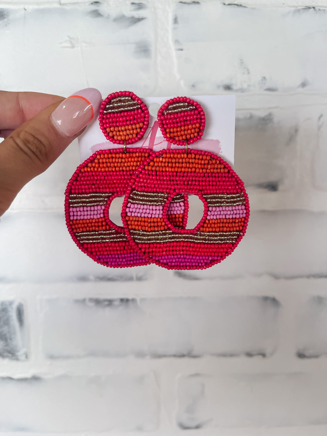 Pink and Orange Lover Earrings