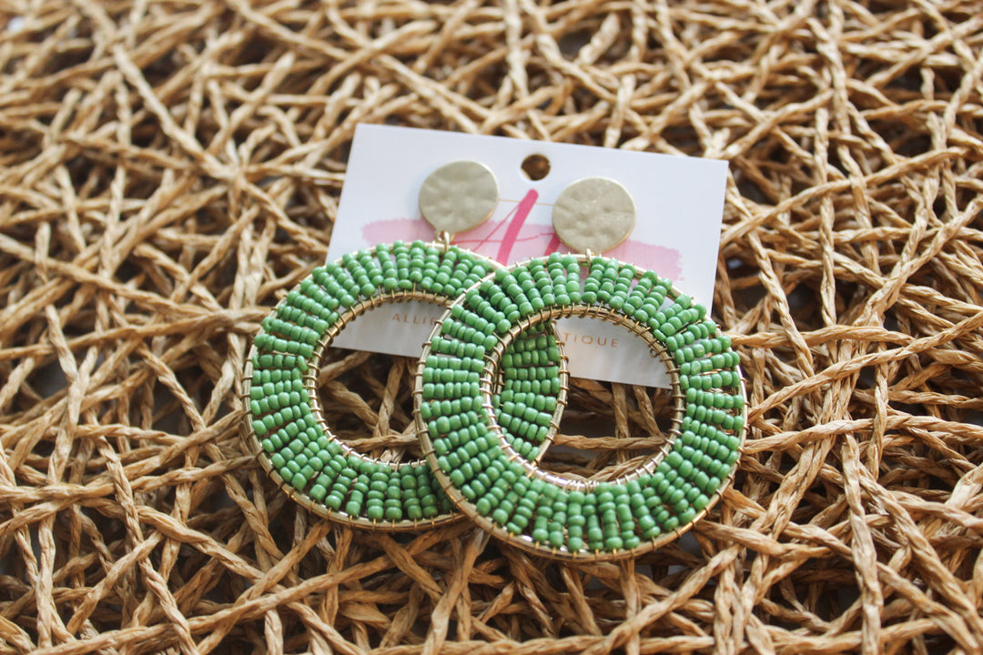 Date Night Earrings "Green"