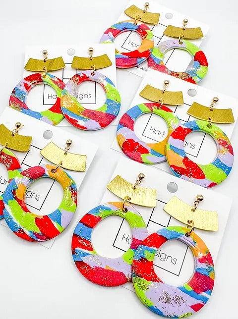Party Time Clay Earrings