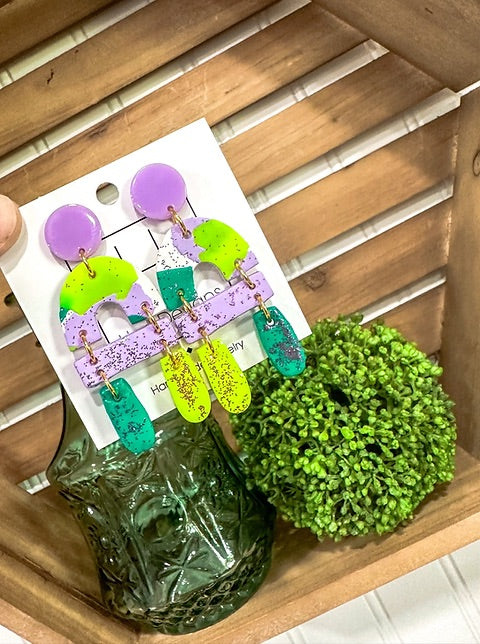Lucky You Clay Earrings