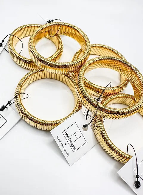 Thick Gold Bracelet