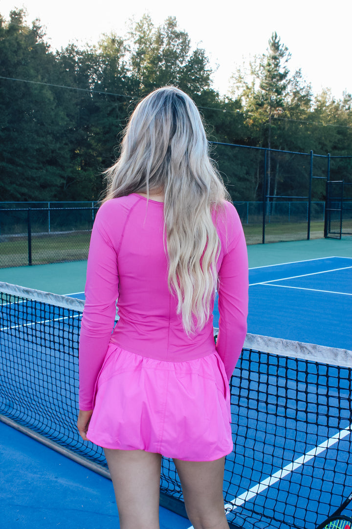 The One & Only Active Romper "Fuchsia"