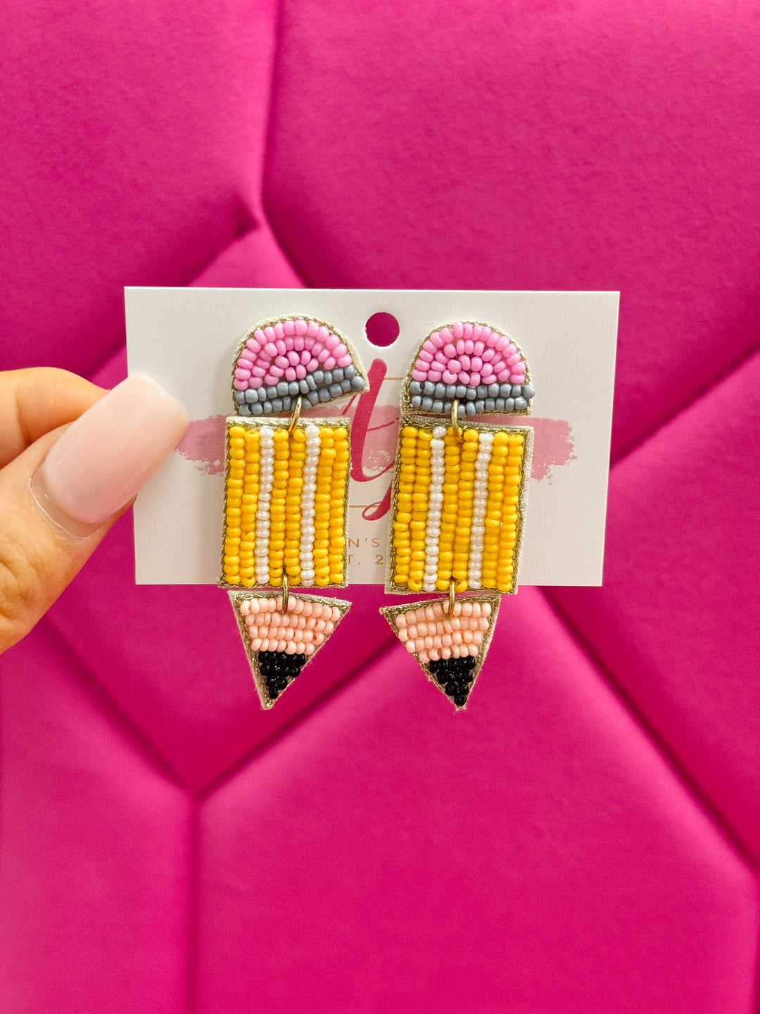 Teacher Pencil Earrings