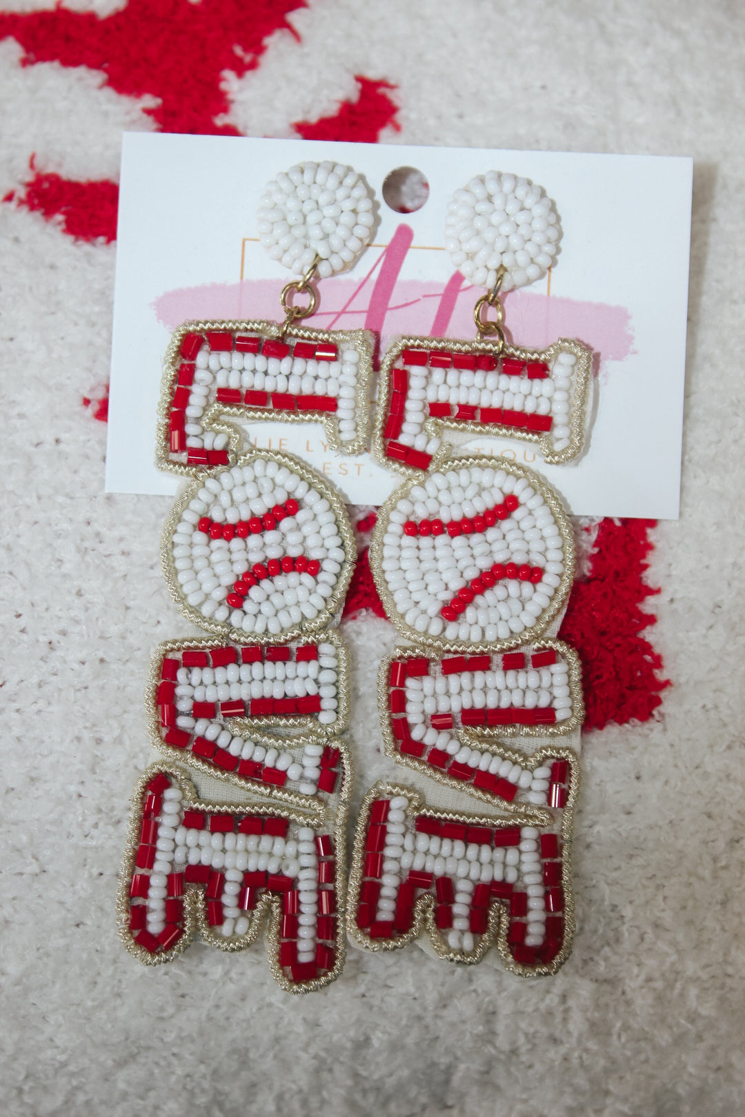 Love Baseball Earrings