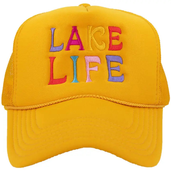 Lake Life Trucker Hat "Orange"