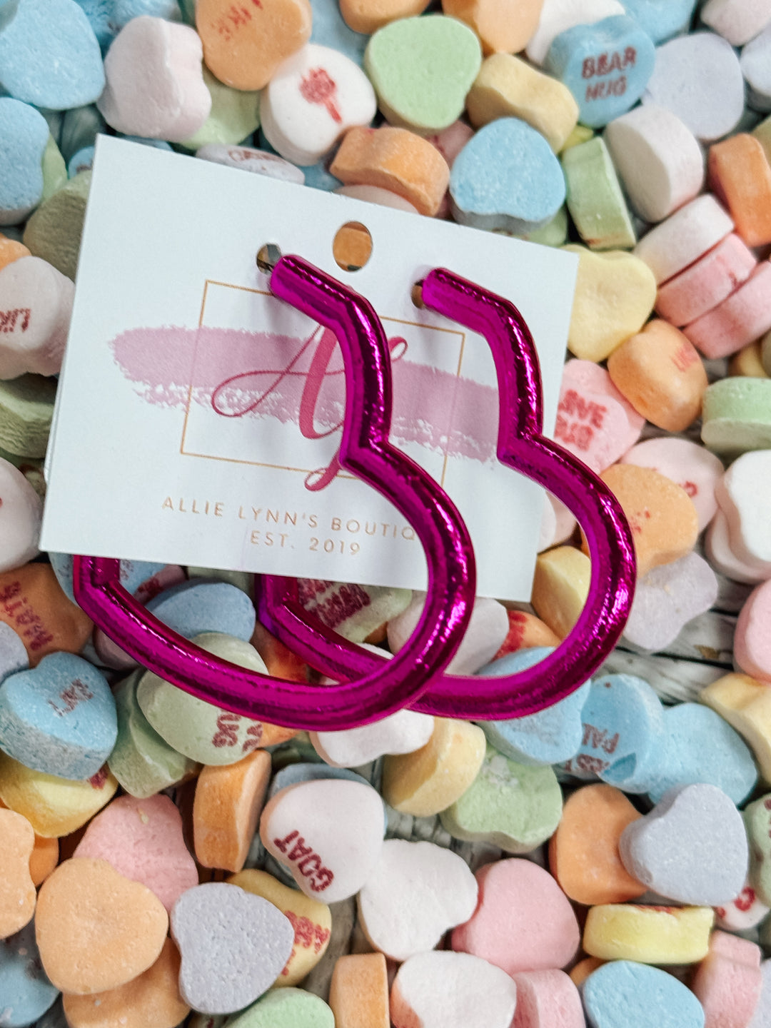 Heart Hoops "Fuchsia"