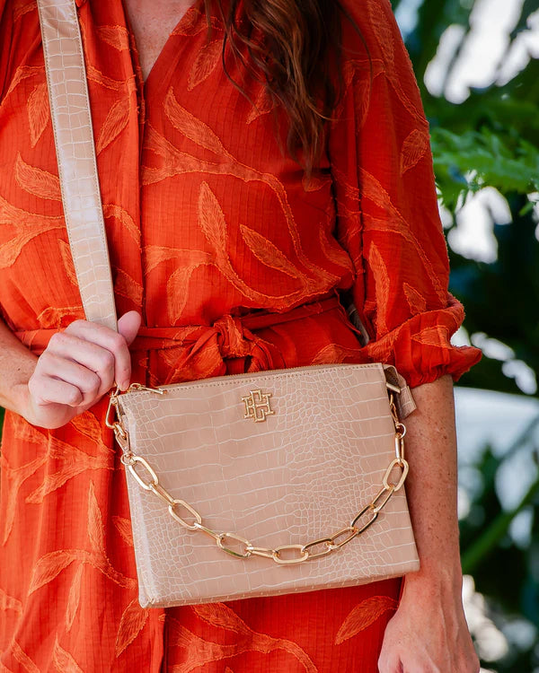 Caroline Hill - Ariana Crossbody "Latte EC"