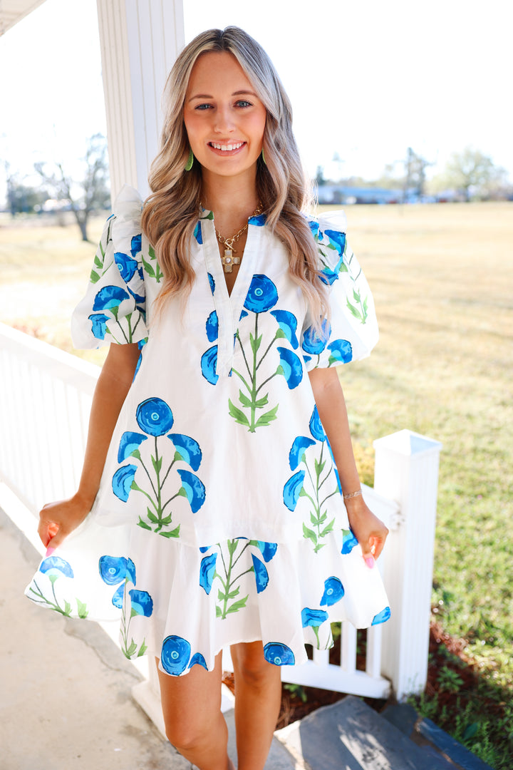 Bluebells Floral Dress