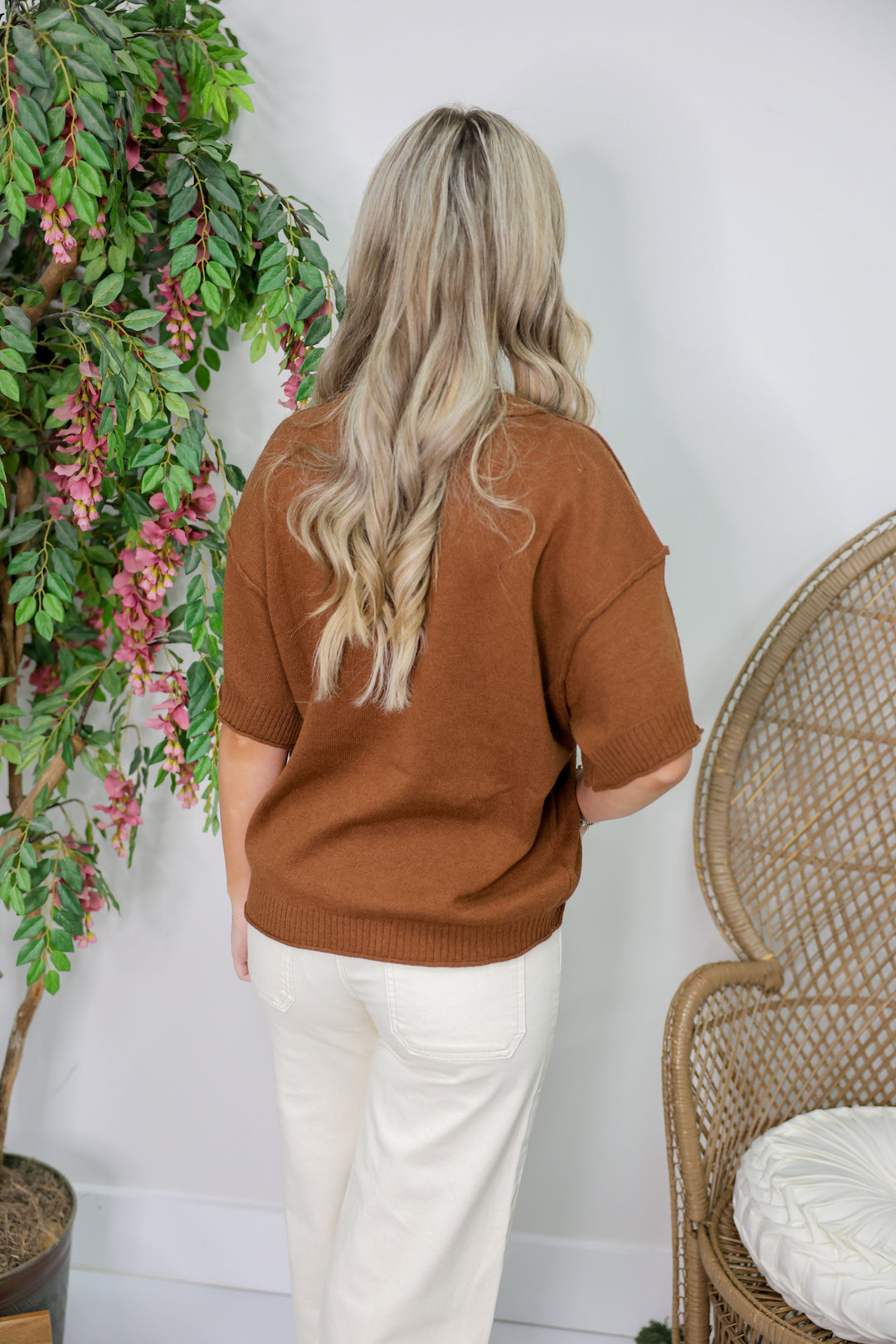 Staple Sweater Top "Brown"