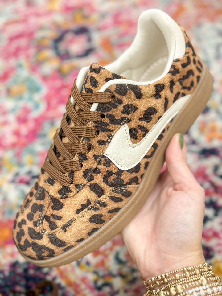 Walker Stripe Sneakers "Leopard"