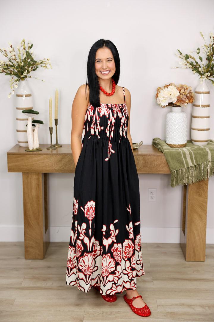 Arabian Nights Dress "Red/Black"