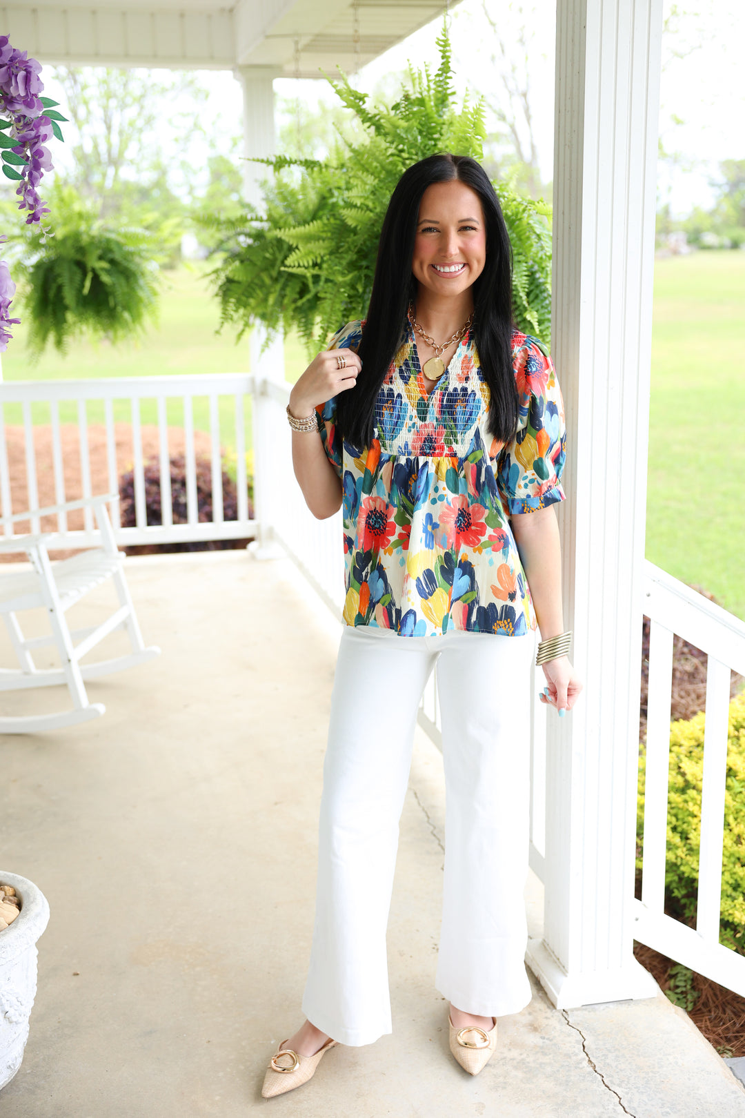 Painted Garden Top "Multi"