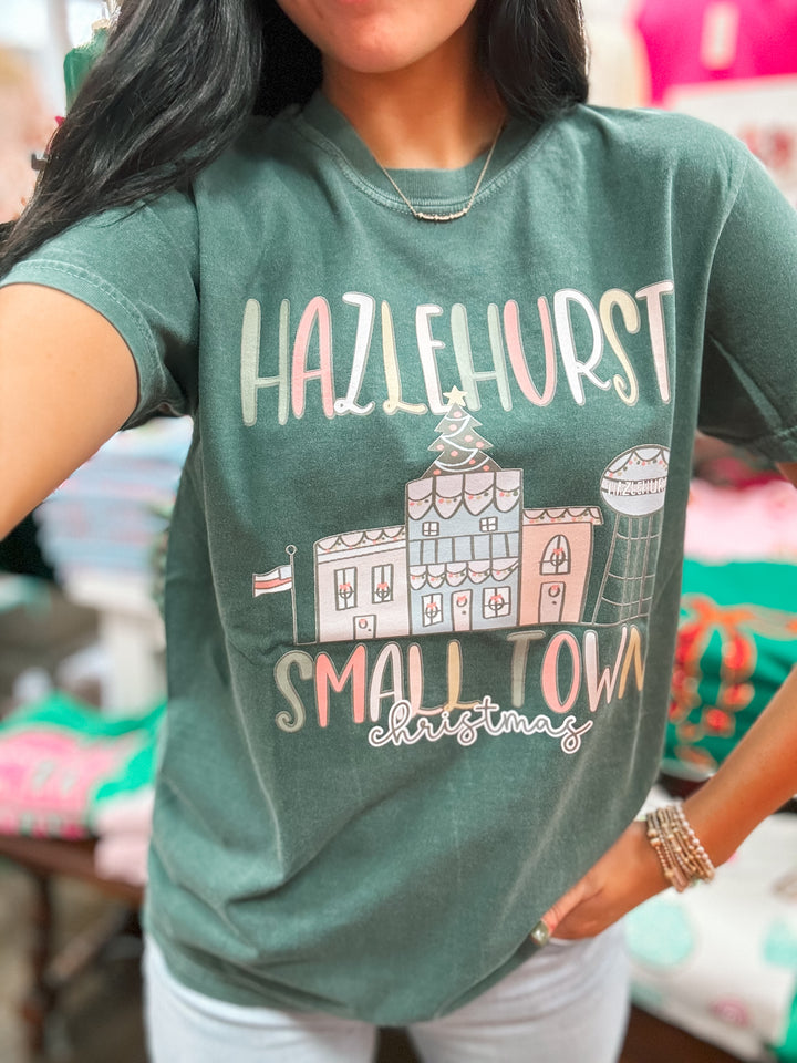 Hazlehurst Small Town Christmas Graphic Tee