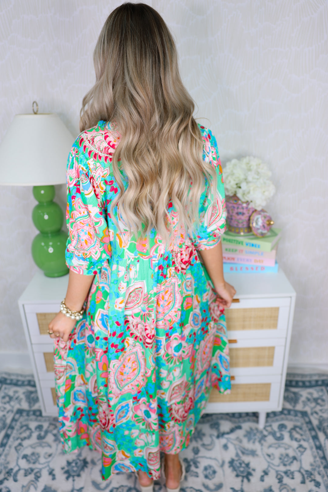 Paisley Perfection Midi Dress