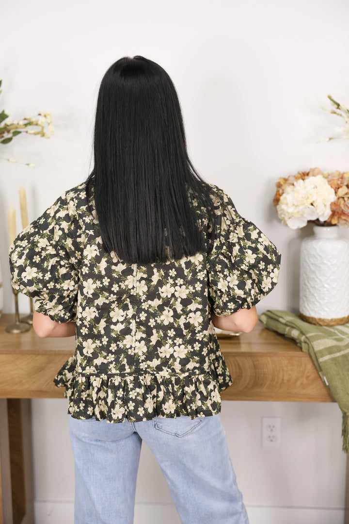 Bloom & Bliss Top "Black"