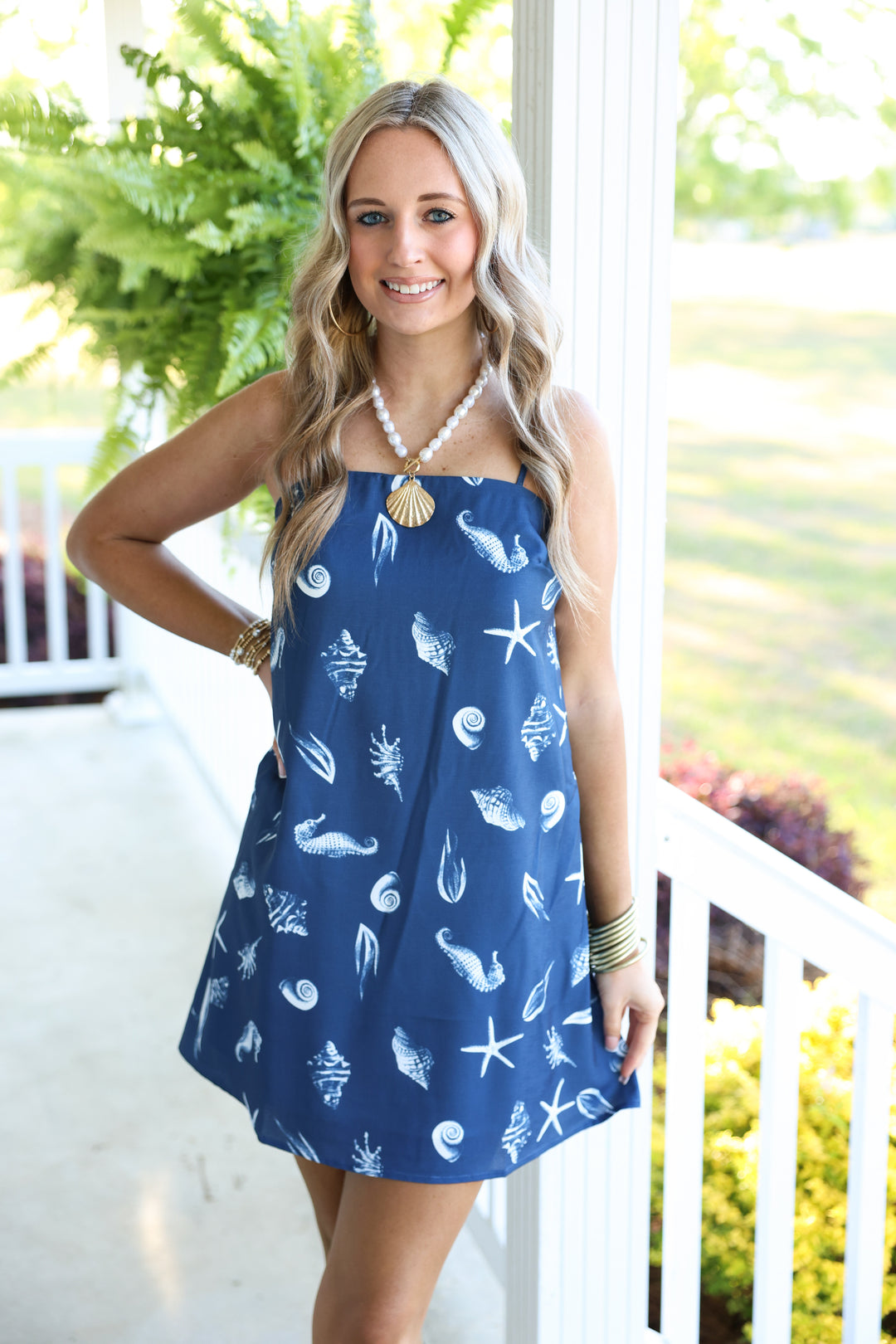 Nautical Daydream Mini Dress "Navy"