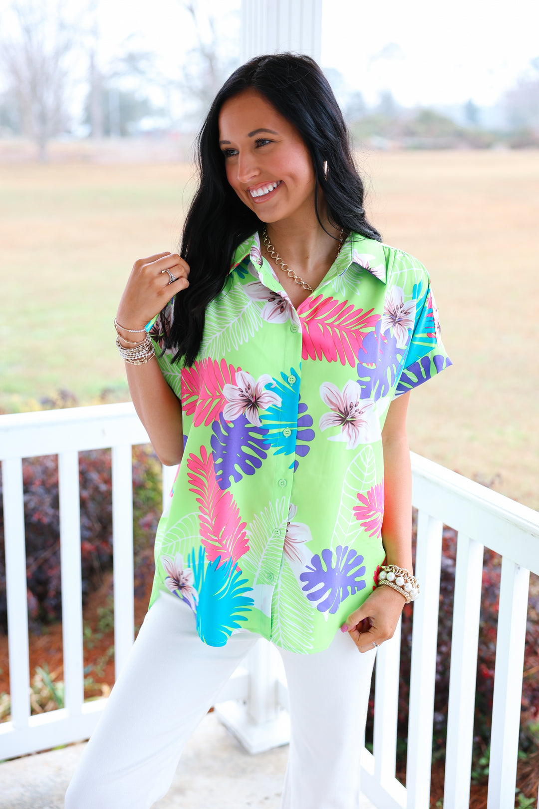 Tropical Island Top "Lime Mix"