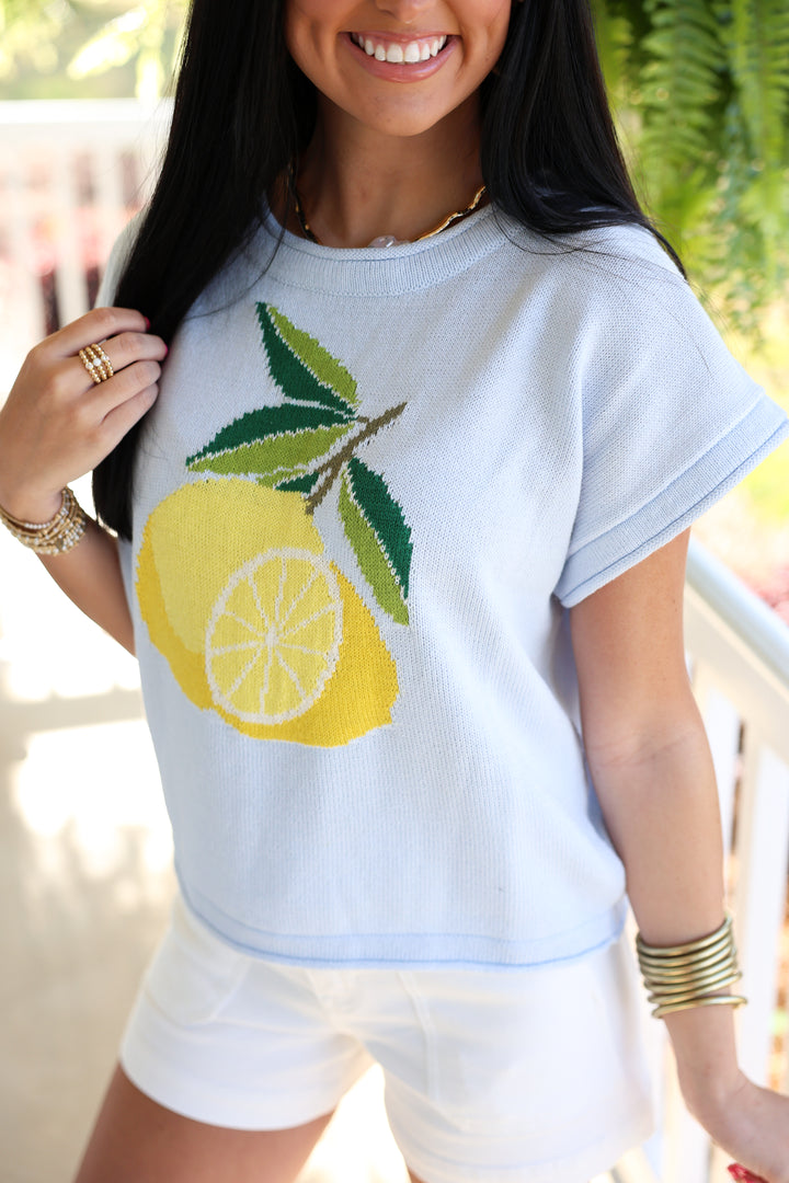Lemon Drop Top "LT Blue"