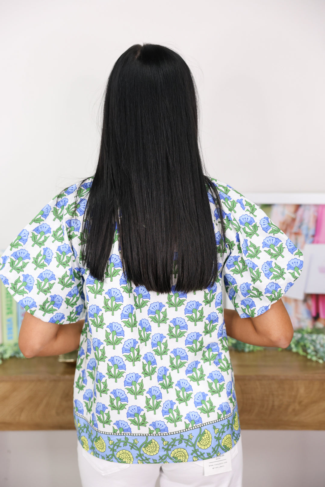 Meadow Coast Blouse "Blue"