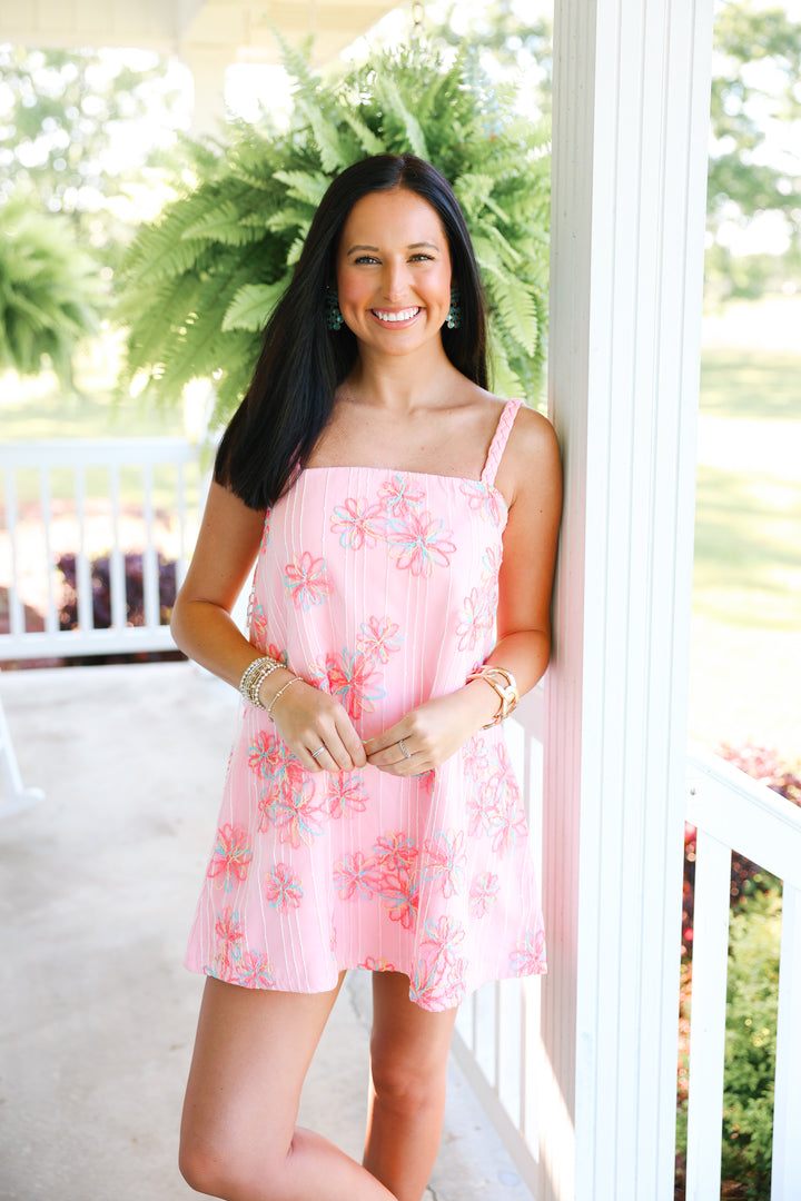 Sweet as a Flower Mini Dress "Baby Pink"
