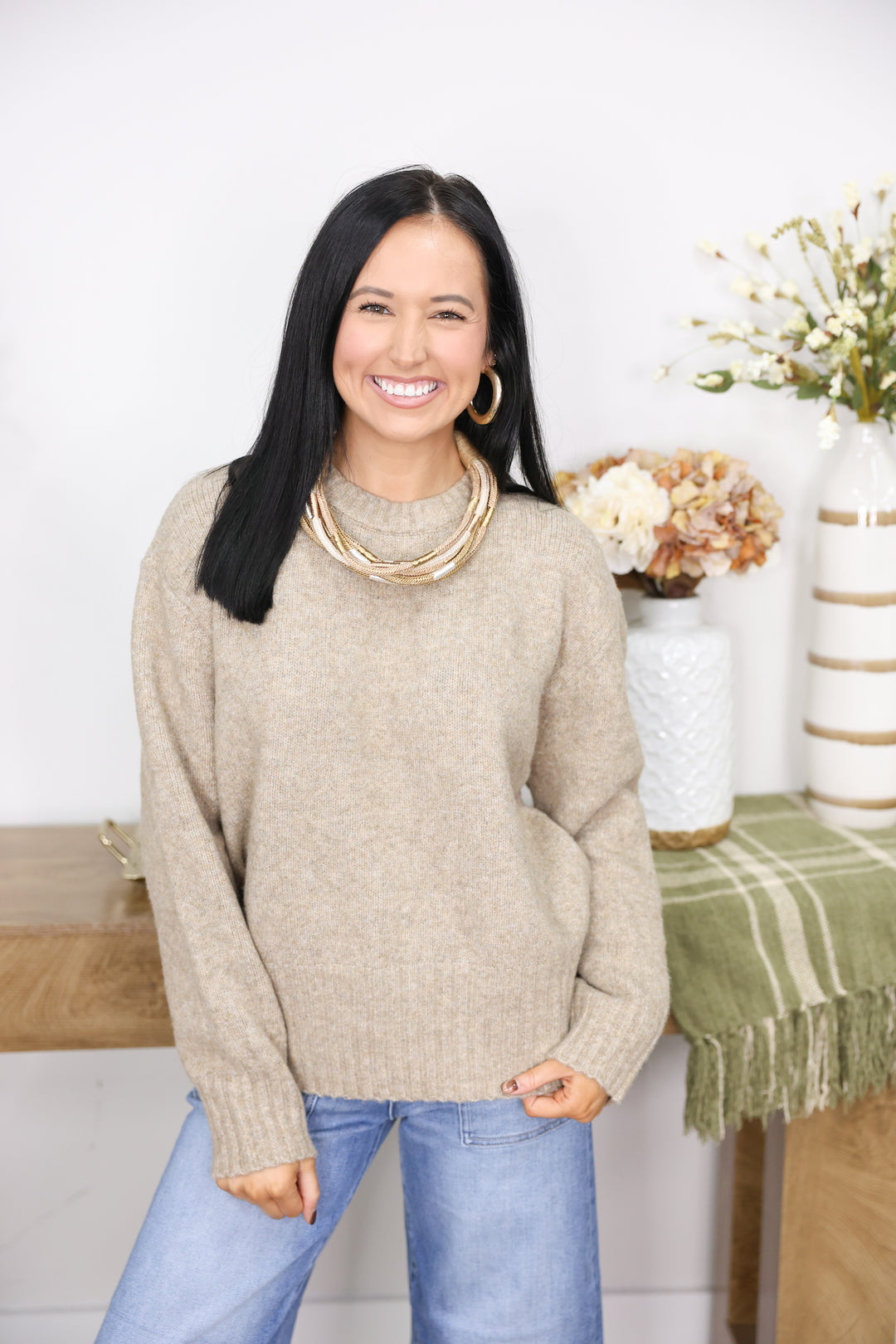Pull Over Sweater "Mocha"