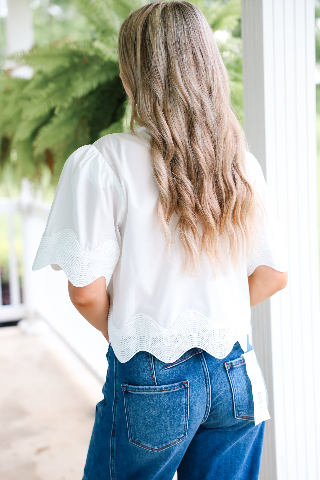 Call It Classy Top "Off White"