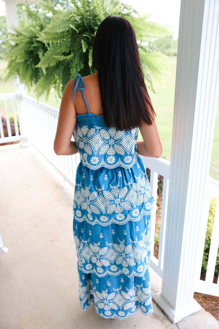 Sandy Shores Embroidery Set "Denim Blue"
