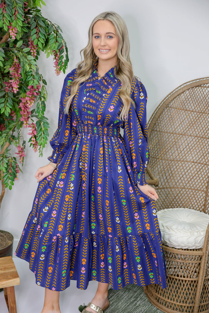 Color Spectrum Dress "Midnight Mix"