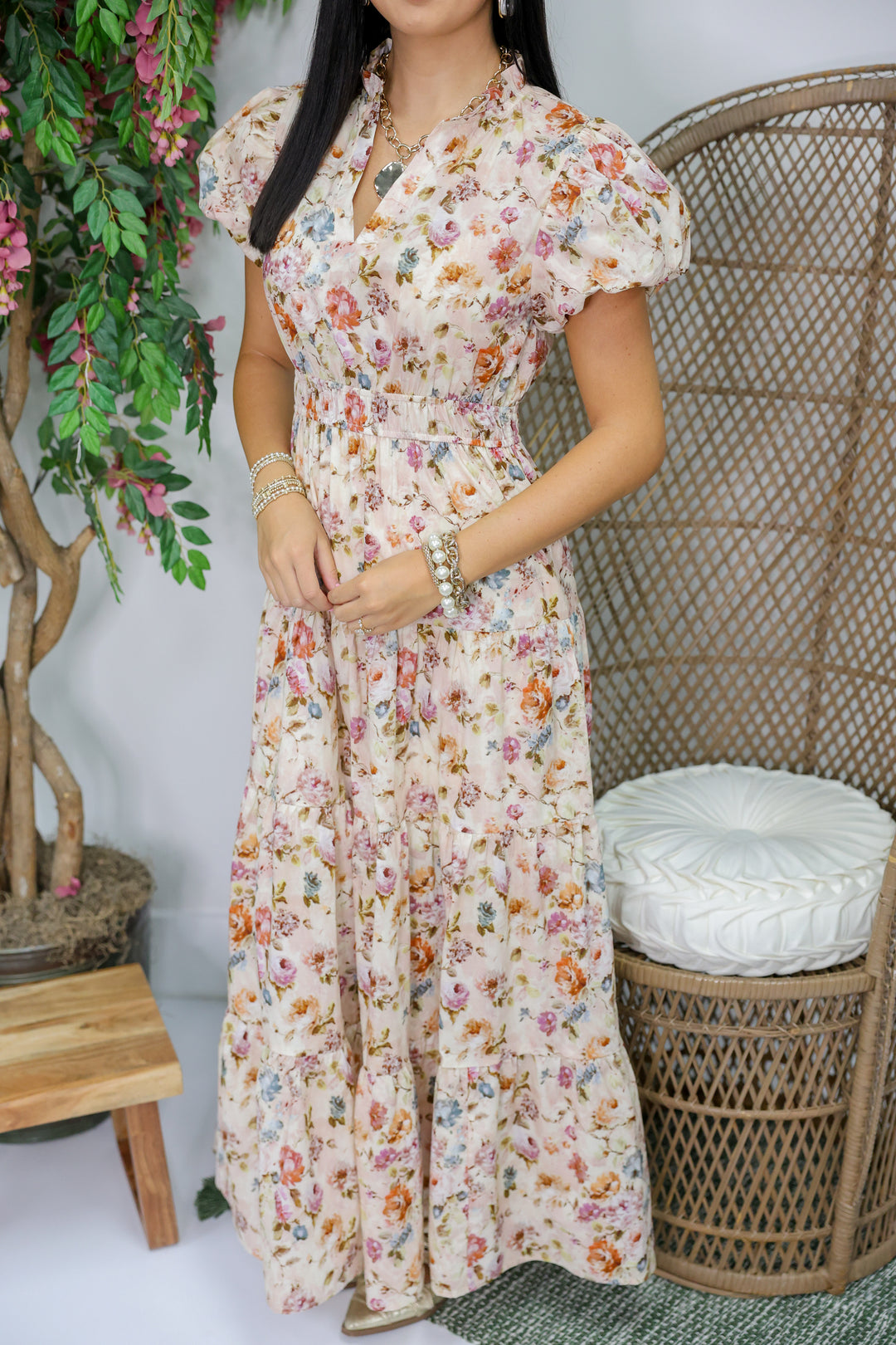 Everyday Elegance Dress "Fall Ecru"