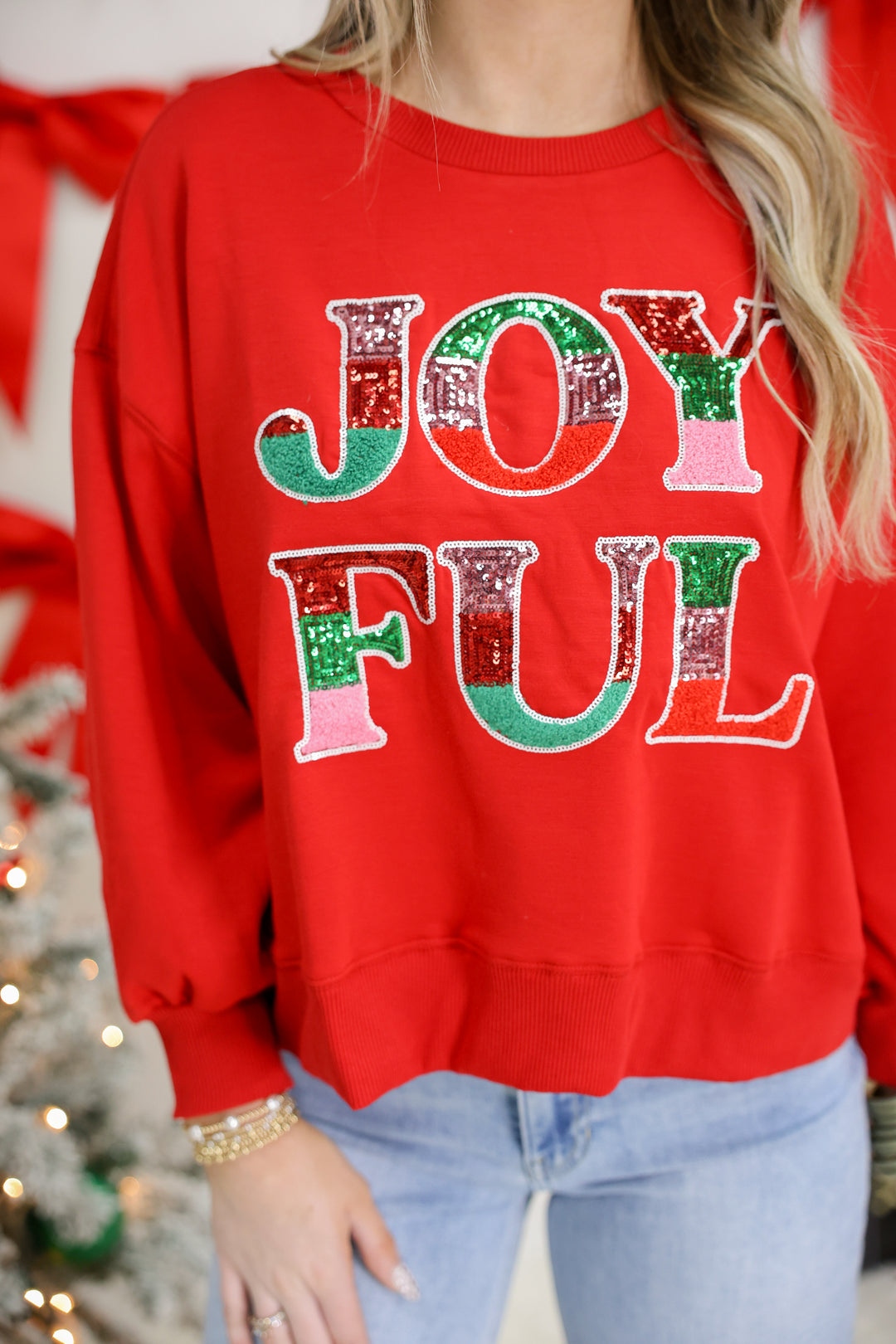 Mary Square - Millie Sweatshirt "Joyful"