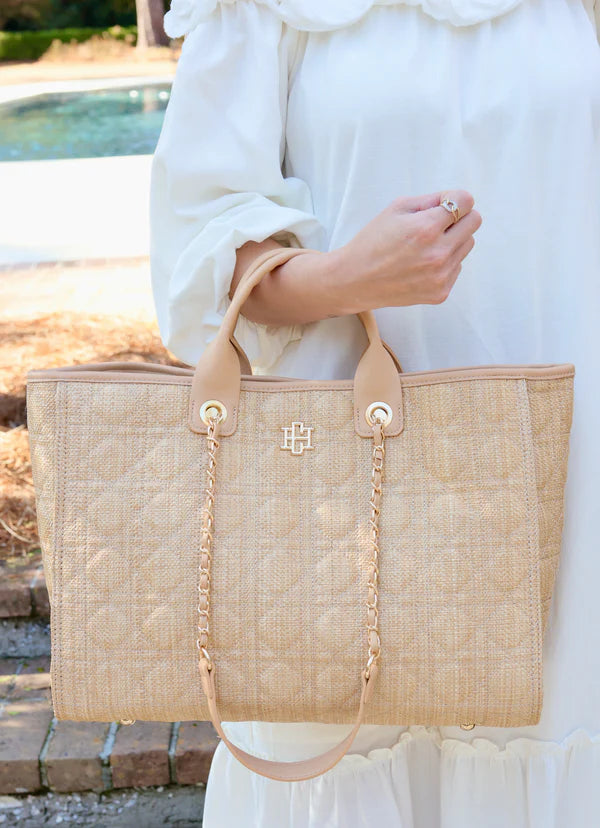 Caroline Hill - Melissa Tote Bag "Natural Quilted LQ"